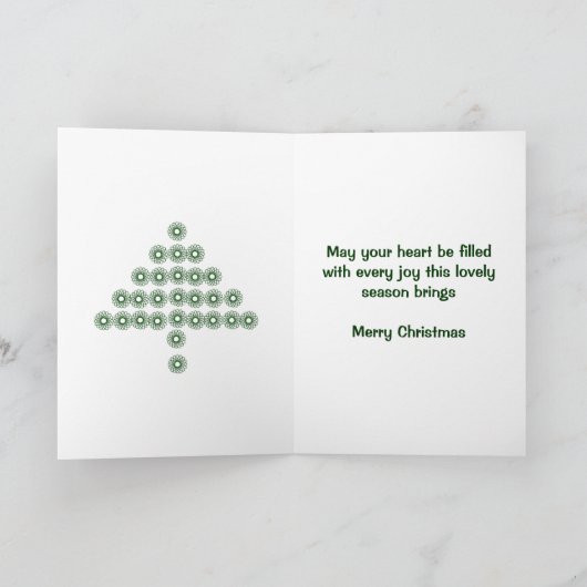 Carte de Noël pour le petit-fils (Intérieur)