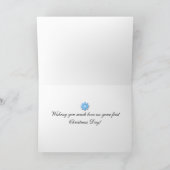 Carte de Noël pour le premier Noël de bébé (Intérieur)