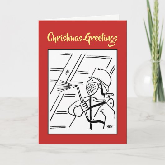 Carte de Noël pour le traitement du bois (Devant)