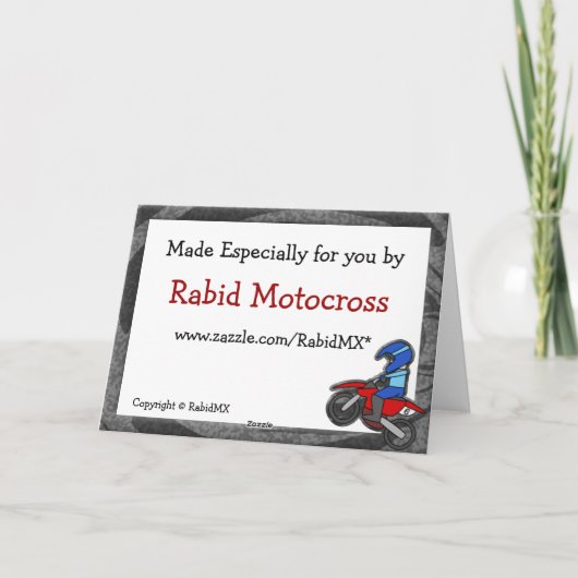 Carte de Noël pour le vélo Jaune (Dos)