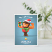 Carte de Noël pour Leo (Debout devant)