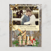 Carte de Noël pour les bottes de cowboy du pays et (Devant)