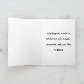 Carte de Noël pour les éboueurs (Intérieur)