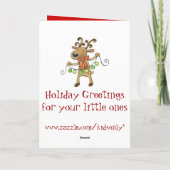 Carte de Noël pour les enfants (Dos)