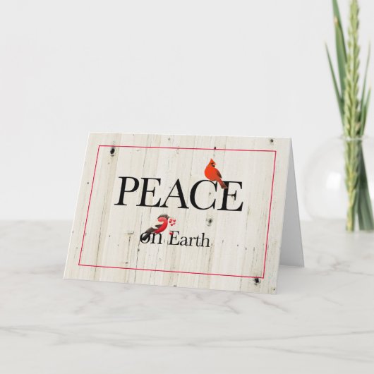 Carte de Noël pour les filles et les chevaux (Devant)