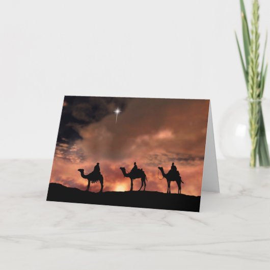 Carte de Noël pour les trois hommes (Devant)