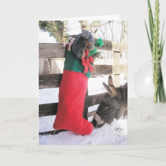 Carte de Noël "Pour Moi ?" (Devant)