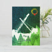CARTE DE NOËL POUR OPÉRATEUR DE GRUE À CHENILLES H (Debout devant)