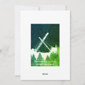 CARTE DE NOËL POUR OPÉRATEUR DE GRUE À CHENILLES H (Dos)