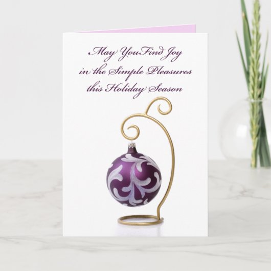 Carte de Noël pour petits plaisirs (Devant)