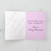 Carte de Noël pour petits plaisirs (Intérieur)