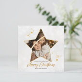 Carte de Noël pour photo de vacances (Debout devant)