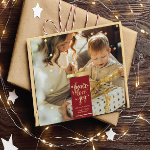 Carte de Noël pour photo de vacances