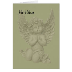 Carte de Noël pour Sa Sainteté, le Pape