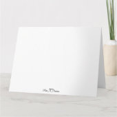 Carte de Noël pour un chien léger d'hiver (Dos)