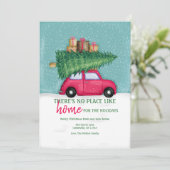Carte de Noël pour un déménagement (Debout devant)
