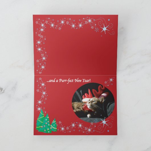 Carte de Noël pour vache/chat 1.2 (Intérieur)