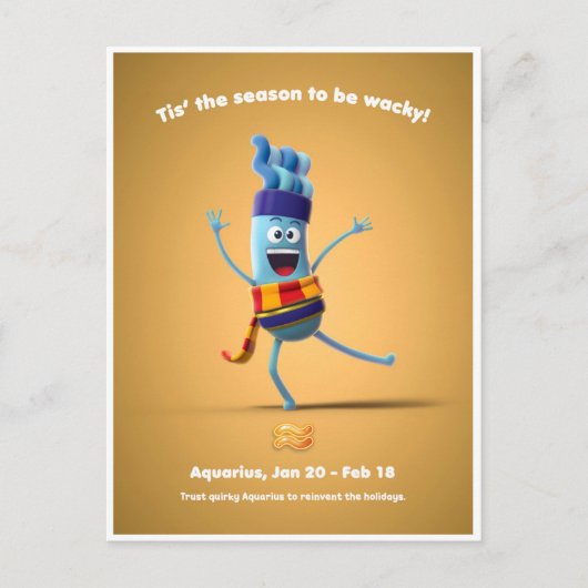 Carte de Noël pour Verseau (Devant)