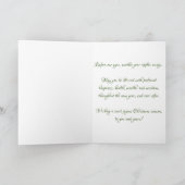 Carte de Noël "Pousse de neige" (Intérieur)