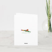 Carte de Noël pré-Raphaelite Peace on Earth (Dos)