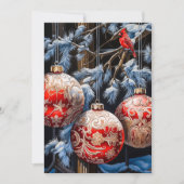 Carte de Noël professionnelle et plate pour les en (Devant)