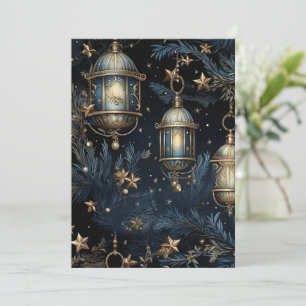 Carte de Noël professionnelle et plate pour les en