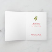 Carte de Noël Pull de Noël du Père Noël (Intérieur)
