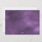 Carte de Noël Purple Bow (Dos)