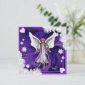 Carte de Noël Purple Soul (Debout devant)