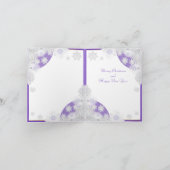 Carte de Noël Purple Soul (Intérieur)