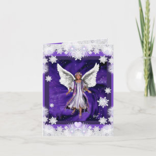 Carte de Noël Purple Soul