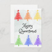 Carte de Noël Queer (Devant / Derrière)