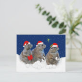 Carte de Noël : Qu'il neige (Debout devant)
