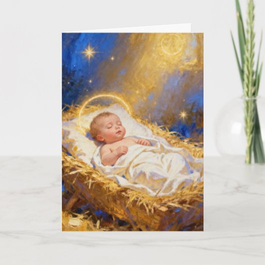 Carte de Noël Radiant Holy Night (Devant)