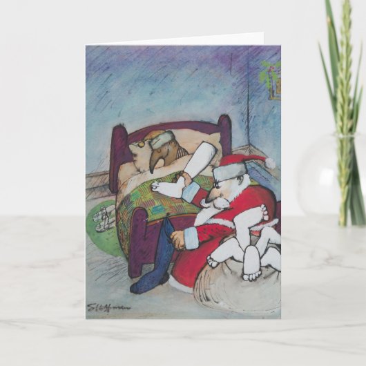 Carte de Noël Ralph Steadman (Devant)