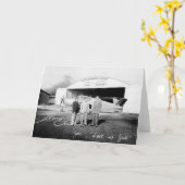 Carte de Noël Rare Zahns Airport (Fleur jaune)