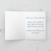 Carte de Noël "Rayons de Ruines" (Intérieur)