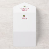 Carte de Noël Recette classique Photo de Noël (Dehors)