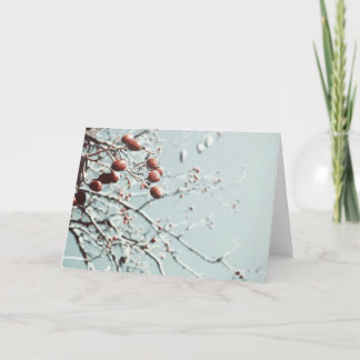 Carte de Noël Red Berries