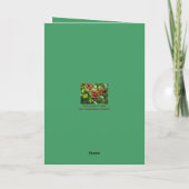 Carte de Noël Red Berries pour Soeur (Dos)
