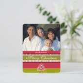 Carte de Noël Red Damas Tree (Debout devant)