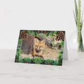 Carte de Noël Red Fox Kit (Devant)