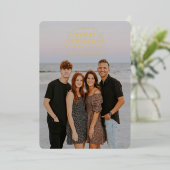 Carte de Noël Red Holiday Plaid (Debout devant)