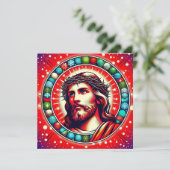 Carte de Noël Red Jesus ! (Debout devant)