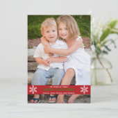 Carte de Noël Red Ribbon (Debout devant)