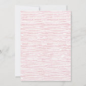 Carte de Noël Red Stried So Très Joyeux Photo (Dos)