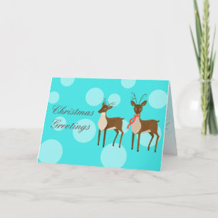 Carte de Noël Reindeer