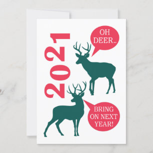 Carte de Noël Reindeer 2021