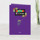 Carte de Noël Rejoice Dancer (Dos)