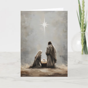 Carte de Noël religieuse